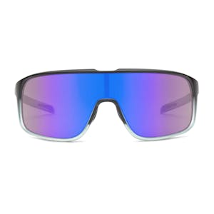 Volcom Macho Sunglasses - Matte Black/Clear Fade/Grey Blue Mirror