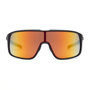 Volcom Macho Sunglasses - Matte Black/Grey Red Mirror