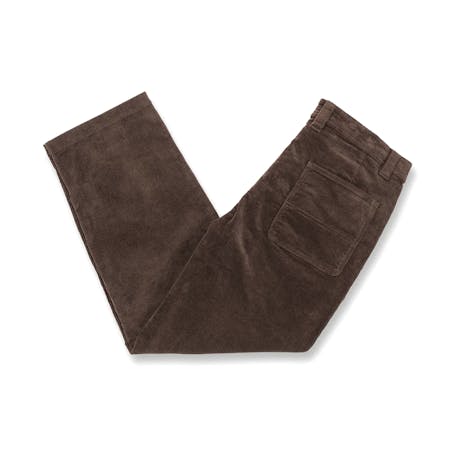 Volcom Modown Relaxed Cord Pant - Dark Brown