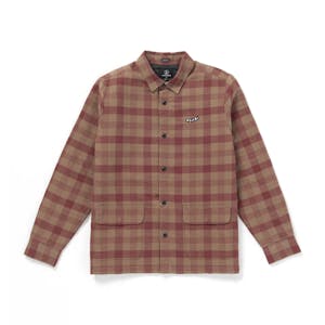 Volcom Stradostone Lined Long Sleeve Shirt - Teak