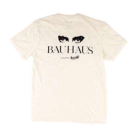 Welcome x Bauhaus Deathly Bloom Garment Died T-Shirt - Bone