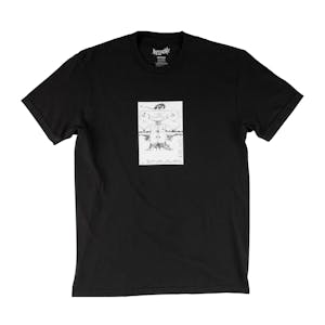 Welcome x Bauhaus Exquisite Corpse Garment Died T-Shirt - Black