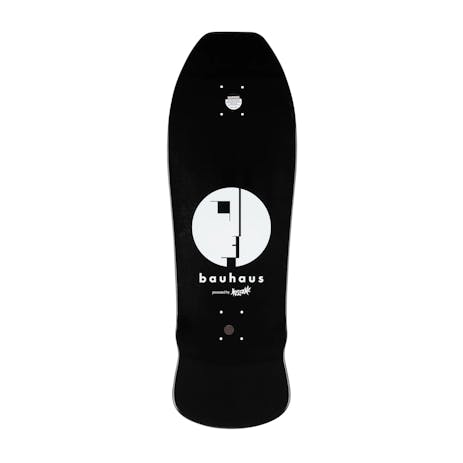 Welcome x Bauhaus Mask 10.0” Skateboard Deck - Black Dip