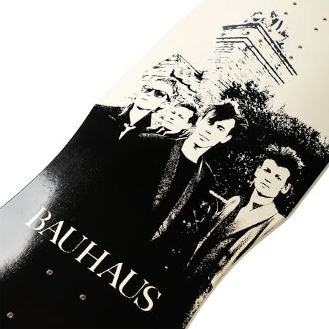 Welcome x Bauhaus Portrait 9.85” Skateboard Deck - Bone Dip