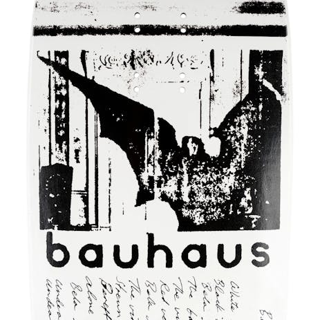 Welcome x Bauhaus Bela 9.6” Skateboard Deck - White Dip