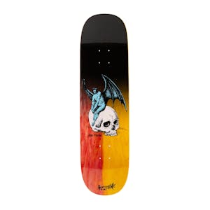 Welcome Nephilim on Enenra 8.5” Skateboard Deck - Black/Fire Stain