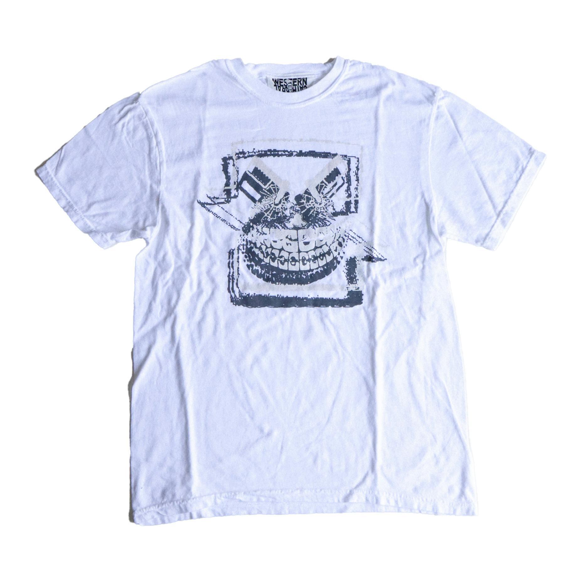 Western Cathedral Brace Face T-shirt - White 