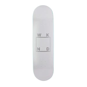 WKND Logo 9” Skateboard Deck - Off White/Silver