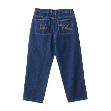 XLARGE Pocket EMB Bull Denim 91 Pant - Raw Indigo