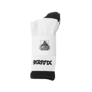 XLARGE 91 Crew Sock 3-Pack - White