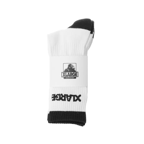 XLARGE 91 Crew Sock 3-Pack - White