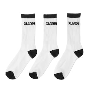 XLARGE 91 Crew Sock 3-Pack - White