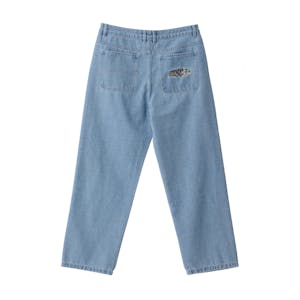 XLARGE Art Emb Bull Denim 91 Pant - Mid Blue