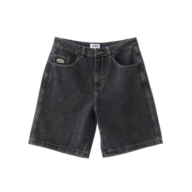 XLARGE Bull Denim 91 Short - Washed Black | BOARDWORLD Store