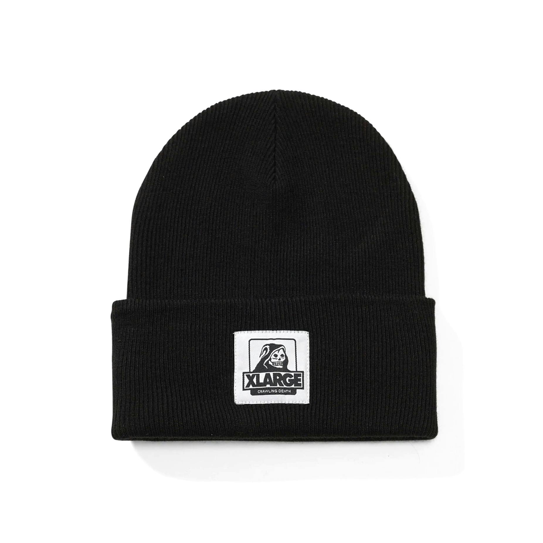 XLARGE x Crawling Death 91 Beanie - Black | BOARDWORLD Store