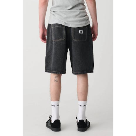 XLARGE Bull Denim 91 Elastic Short - Washed Black