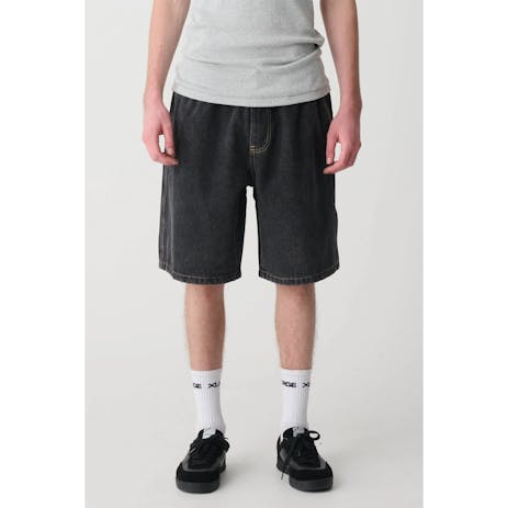 XLARGE Bull Denim 91 Elastic Short - Washed Black