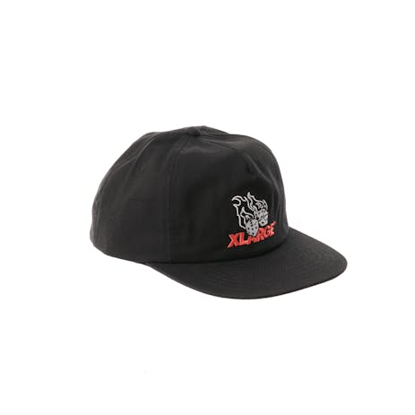 XLARGE Fire Dice Snapback Hat - Black