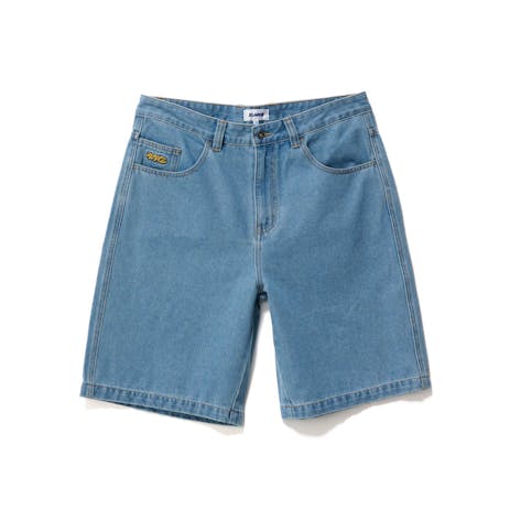 XLARGE Peace Man Bull Denim Short - Mid Blue