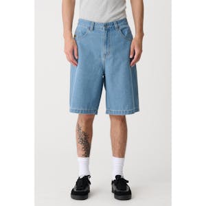 XLARGE Peace Man Bull Denim Short - Mid Blue