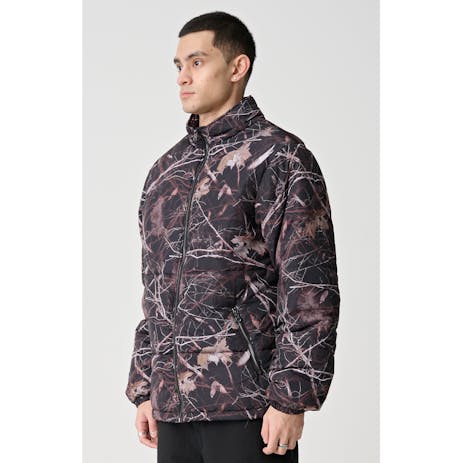 XLARGE Wave Dye Puffa Jacket - Dark Camo