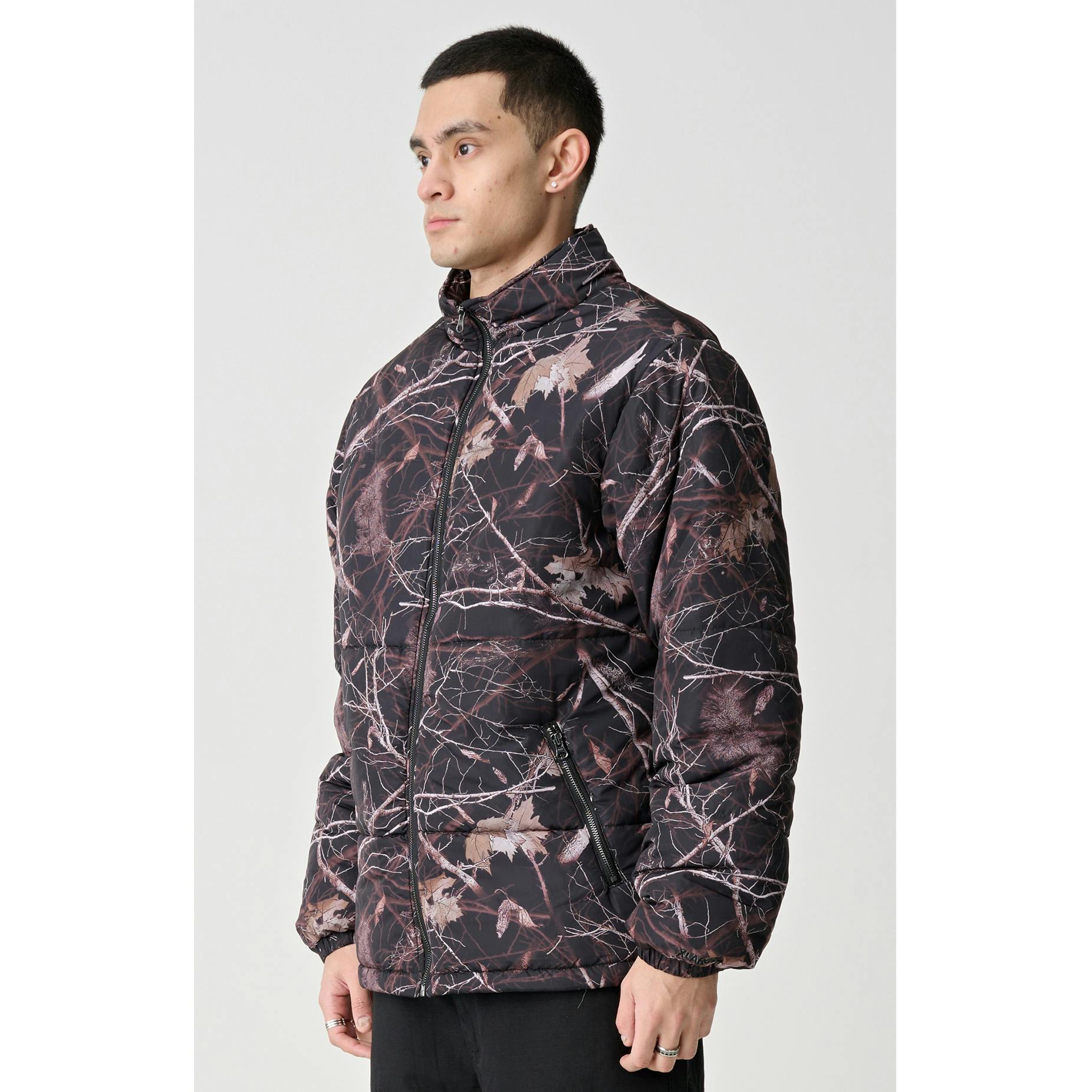 XLARGE Wave Dye Puffa Jacket - Dark Camo | BOARDWORLD Store