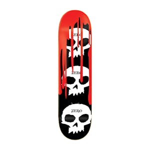 Zero 3 Skull Blood Skateboard Deck - Black
