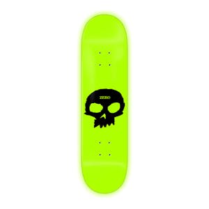 Zero Single Skull Skateboard Deck - Glow