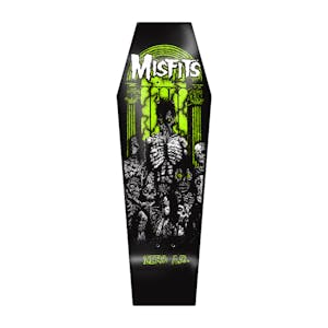 Zero x MISFITS Earth A.D Coffin 10.5” Shaped Skateboard Deck