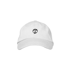 Zero Single Skull Dad Hat - White/Black